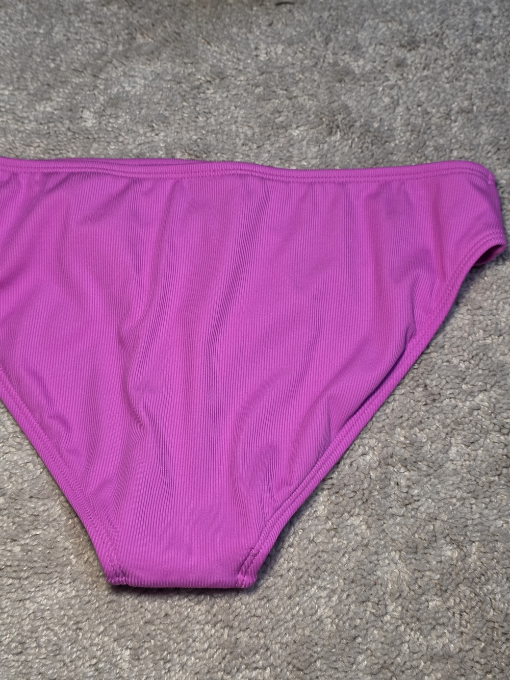Shade & Shore Hot Pink Bikini Bottoms - Ribbed Texture - Picture 3 of 3